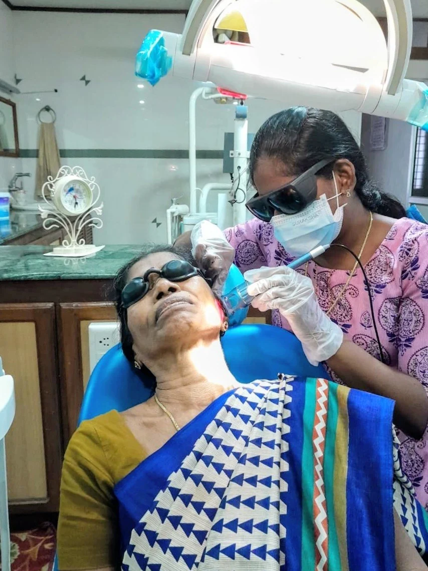 Laser dentistry treatment at Dr. Thankappan's Dental Clinic in Kochi